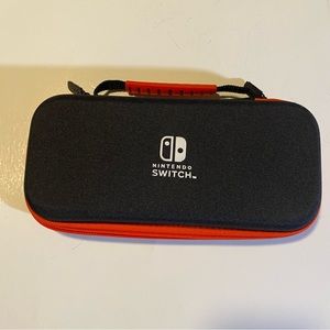 Nintendo Switch canvas case with zip pocket NWOT, Nintendo Switch logo